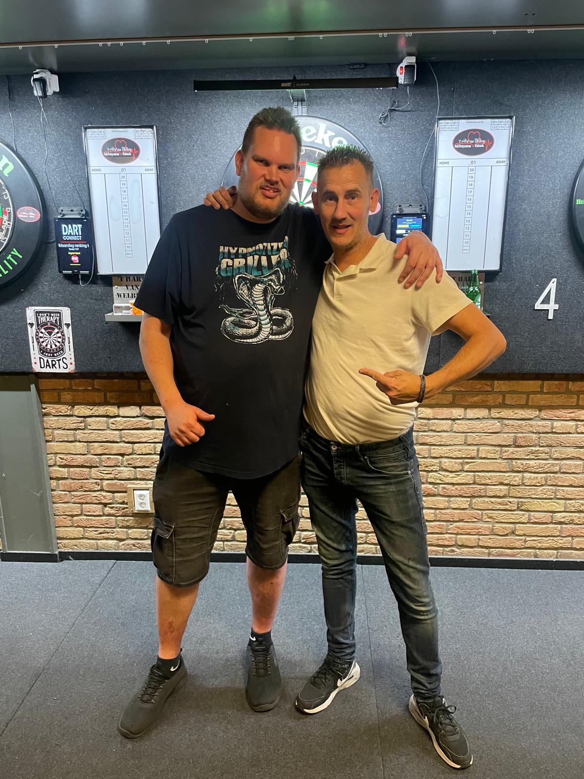 Wesley Plaisier (links) en Jeroen van der Beek (rechts).