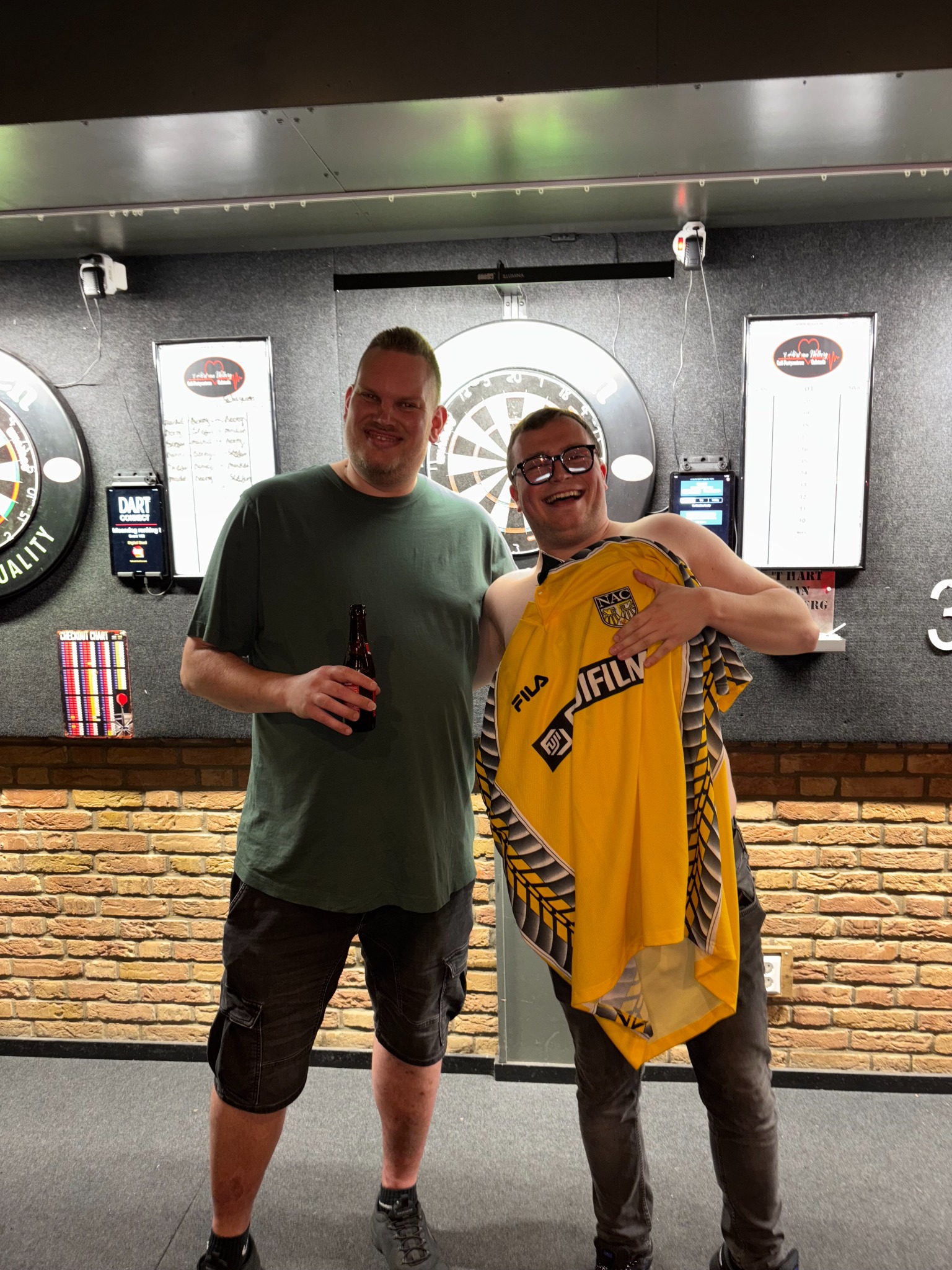 Wesley Plaisier (links) en Kevin Lankhuizen (rechts).